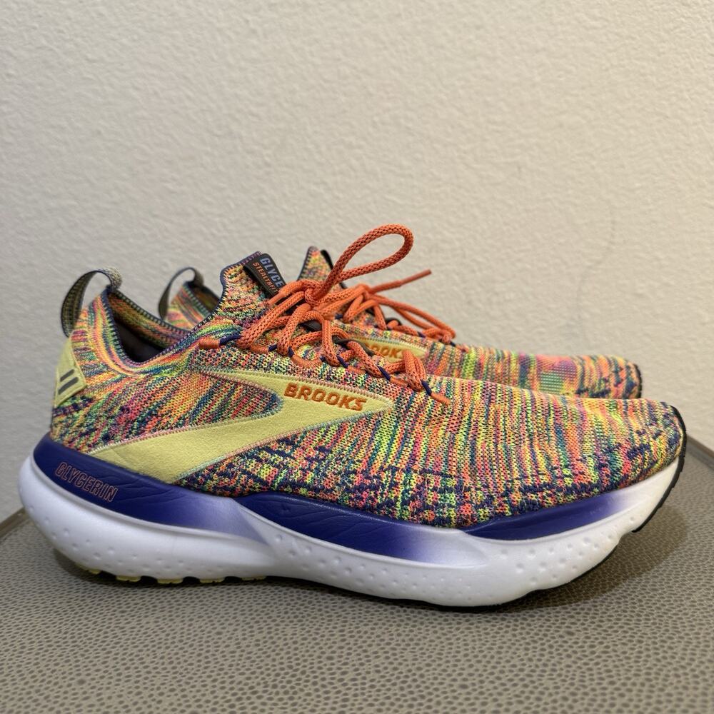 Women's Size 12 Brooks Glycerin StealthFit 21 Running Shoes Handspun